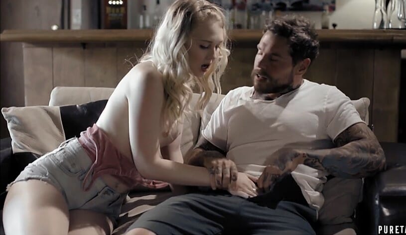 Lily Rader fucks with her boyfriend’s brother